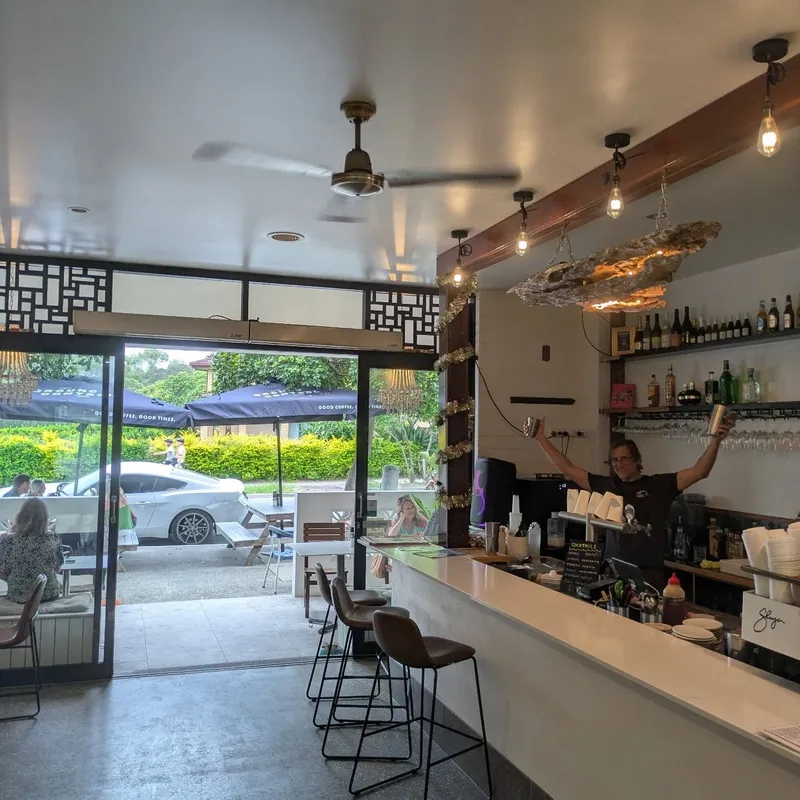 The cafe floor at Smokelands